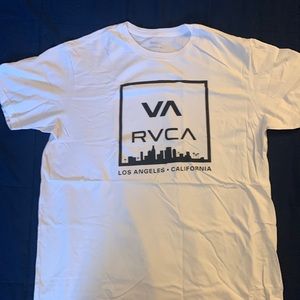 Mens XL Rvca white t shirt